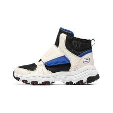 Skechers Wear-Resistant Kids Lifestyle Shoes Black White Blue Teenagers 38