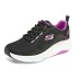 Skechers D'lux Fitness Cushioning, Slip Resistant, And Abrasion Resistant Low Top Casual Shoes Women's Black Multicolor 35