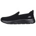 Skechers Go Walk Fle Cushioned Anti-Slip Wear-Resistant Breathable Lightweight Low-Top Casual Shoes Men's Black 41