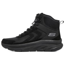 Skechers D'Lux Walker Cushioning Slip Resistant And Abrasion Resistant High Top Casual Shoes Men's Black 41