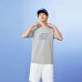 Skechers T Shirt Unisex Medium Heather Gray Medium Heather Gray 004F, M