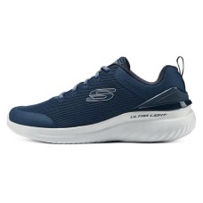 Skechers Cushioning Anti-Slip And Wear-Resistant Low-Top Casual Running Shoes Men's Blue Синий, 41.5