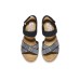 Skechers Desert Kiss Cross Strap Casual Sandal 'Brown Black' Women's 35