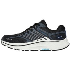 Skechers MEN'S GO Cushioning Coverage Rebound Low Top Running Shoes Men's Black Gray Черный, 42