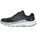 Skechers MEN'S GO Cushioning Coverage Rebound Low Top Running Shoes Men's Black Gray Черный, 42