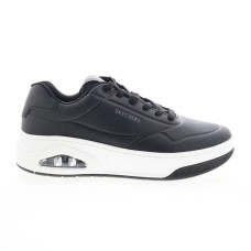 Skechers Uno Court 183145 Mens Black Synthetic Lifestyle Sneakers Shoes 9.5