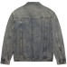 Jeep Denim Jacket Unisex Yellow Mud Yellow Mud, XL