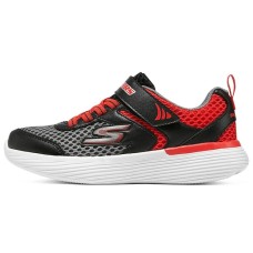 Skechers Abrasion Resistant Slip Resistant Kids Lifestyle Shoes Black Red Kids' 30