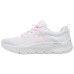 Skechers Go Walk Fle Wear-Resistant Low-Top Casual Shoes Women's White Pink Белый Розовый, 35.5