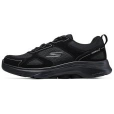 Skechers Go Walk Workout Walker Anti-Slip Wear-Resistant Low-Top Casual Shoes Men's Black Черный, 39.5