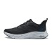 Skechers Vapor Foam Cushioning, Wear Resistant Low Top Running Shoes Men's Black Blue Black Blue, 39