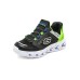Skechers Cushioning, Wear Resistant Kids Lifestyle Shoes Black Green Kids' Черно-зеленый, 32