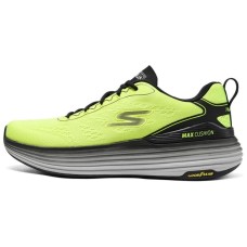 Skechers Wear-Resistant Low-Top Casual Running Shoes Men's Yellow Black Lemon/Black, 42.5