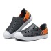Skechers Foamies Anti Slip Wear Resistant Children's Sandals Gray Orange Kids' Gray Orange, 30