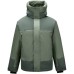 Skechers Mountain And Wild Outdoor Series Down Jacket Men's Linen Gray Linen Heather Gray, L