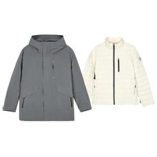 Skechers Jackets & Coats Men's Tranquil Gray Tranquil Gray, 2XL
