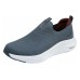 Skechers Cushioned Wear-Resistant Breathable Lightweight Low-Top Casual Shoes Men's Gray Серый, 42.5