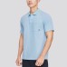 Skechers Polo Shirt Men's Sunny Mountain Blue Sunny Mountain Blue/02PF, M