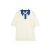 Skechers Polo Shirt Unisex Cream Ecru Cream Beige/00NA, L