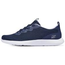 Skechers Anti Slip Wear Resistant Low Top Casual Shoes Women's Marine Blue Синий, 35.5
