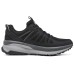 Skechers Switch Back Slip-Resistant Low-Top Running Shoes Women's Black Gray Black Gray, 36