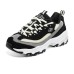Skechers D'LITES 1.0 Anti-Slip Wear-Resistant Low-Top Chunky Sneakers Women's Black Черно-бежевый, 39.5