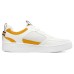 Skechers Sport Court 92 Anti-Slip Wear-Resistant Low-Top Skateboard Shoes Men's White Yellow 42