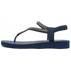Skechers CALI Abrasion-Resistant Slip-Resistant Flip Flops Women's Marine Blue Синий, 38