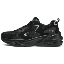 Skechers BOBS BAMINA 2 Cushioned Wear-Resistant Breathable Low-Top Chunky Sneakers Women's Black Черный, 37