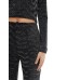 Vero Moda flared trouser co-ord in black and silver glitter Черный, XXS - 2XS