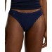 Women's Cotton & Lace Jersey Bikini Brief Underwear 4L0076 Синий, S