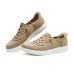 Skechers Slip Ins Hands Free Slip-Ins Anti-Slip And Wear-Resistant Coverage Low-Top Canvas Shoes Women's Tan Бежевый, 35