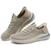 Skechers SKECHERS MENS USA Breathable Support Low-Top Casual Shoes Men's Taupe Серо-коричневый, 43