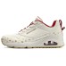 Skechers Uno Durable Breathable Lightweight Low-Top Casual Shoes Women's White Red white red, 35.5