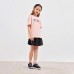 Skechers Comfy Flex 2.0 Slip Resistant Cushioning Abrasion Resistant Low Top Casual Shoes Black/Pink Teenagers 27.5