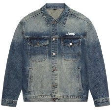 Jeep Denim Jacket Unisex Nostalgic Blue Синий, L