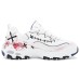 Skechers D'LITES 1.0 Cushioning Anti-Slip And Wear-Resistant Low-Top Chunky Sneakers Women's Black White Red Черный Белый Красный, 37.5