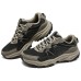 Skechers Vigor Abrasion Resistant Rebound Low-Top Trekking Shoes Men Black Серо-черный, 43