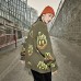 Loose Fit Sweater Unisex Pea Army Green Pea Green Army - 3711, S