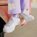 Skechers Kids' Casual Shoes Grade School White/Lavender, 36