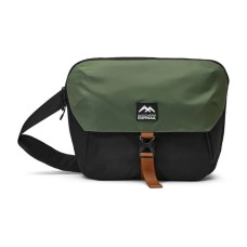 Skechers Fabric Shoulder Bag, Crossbody Bag Regular Unisex Beauty Black & Beetle Green Beautiful Black with Beetle Green