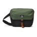 Skechers Fabric Shoulder Bag, Crossbody Bag Regular Unisex Beauty Black & Beetle Green Beautiful Black with Beetle Green