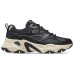 Skechers DLITES Anti-Slip Wear-Resistant Low-Top Chunky Sneakers Men's Black Черный, 43