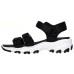 Skechers D'Lites Sandals Black Women's 35