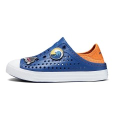 Skechers Foamies Anti Slip Wear Resistant Children's Sandals Blue Orange Kids' синий оранжевый, 36