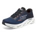 Skechers GO RUN Swirl Tech Speed Cushioning Anti-Slip And Wear-Resistant Low-Top Casual Running Shoes Men's Black Синий, 43.5