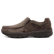 Skechers Cushioning Anti-Slip And Wear-Resistant Low-Top Casual Shoes Men's Chocolate 42
