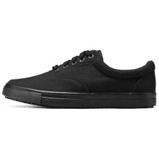 Skechers Anti-Slip Wear-Resistant Low-Top Skateboard Shoes Men's Black Черный, 39.5