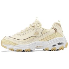 Skechers Anti-Slip Wear-Resistant Low-Top Chunky Sneakers Women's Light Yellow Желтый, 36.5