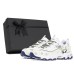 Skechers D'LITES 1.0 Joy Lemon Anti-Slip Wear-Resistant Low-Top Chunky Sneakers Women's White Green White green, 38.5
